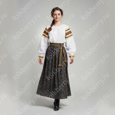 Блуза Народная, хлопок- фото 1